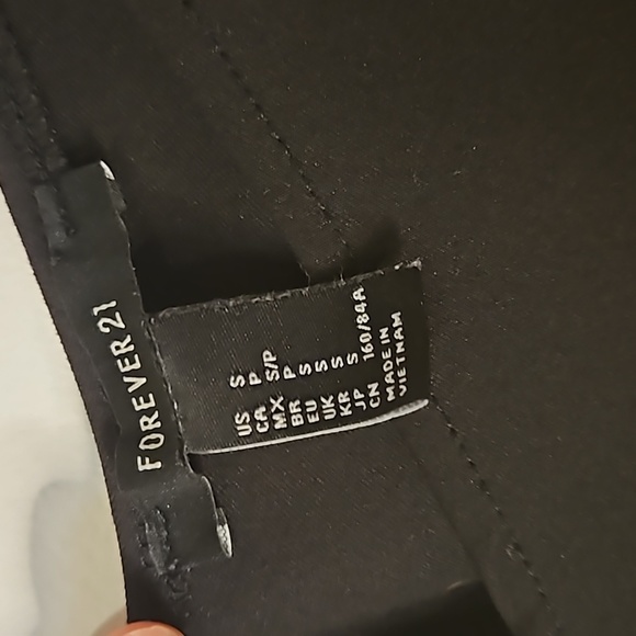 Forever21 Size Small  Black Mini Dress - Picture 3 of 7